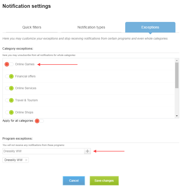 Dashboard Admitad General Information