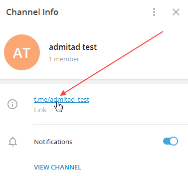 How To Get A Channel Link In Telegram Whatsapp And Viber Admitad Adspaces